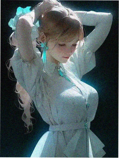 腐漫画《春夜长明》雨夜天台同人插画